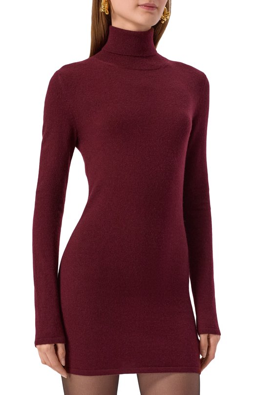 Платье из шерсти и кашемира Zeynep Arcay FW25DR04 Бордовый  FW25DR04 Фото 6