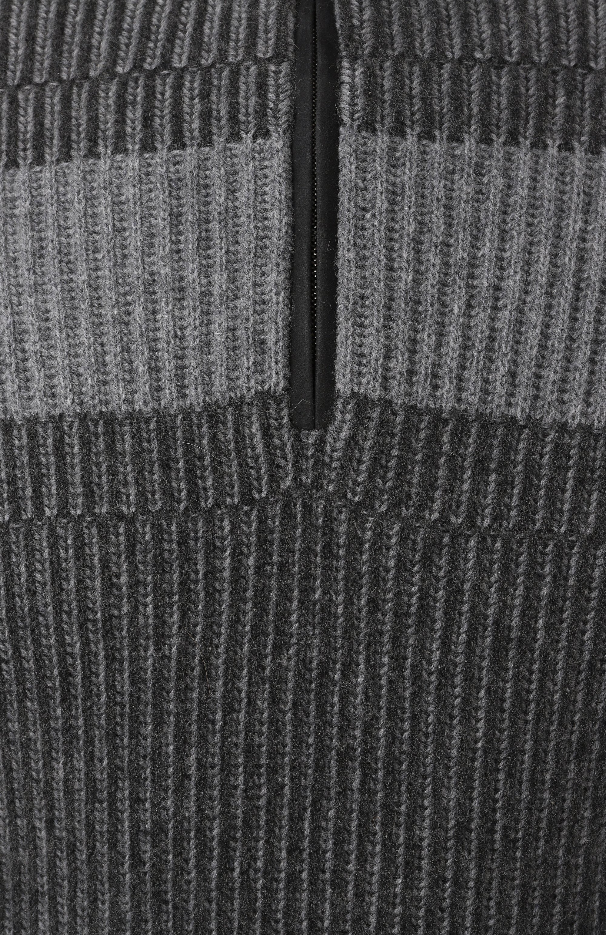 Свитер из кашемира и шерсти ZILLI темно-серого цвета по цене 122500 руб., арт. KZMC01M0223VBIC00, фото 6 Свитер из кашемира и шерсти ZILLI, арт. KZMC01M0223VBIC00, фото 6