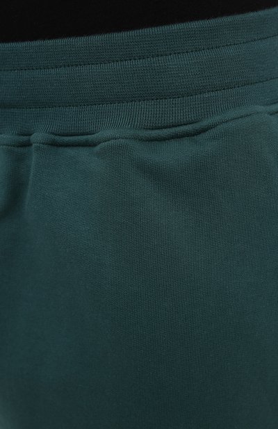 Хлопковые шорты CASABLANCA, арт. MS21-JTR-003 DARK GREEN - L0G0, фото 5