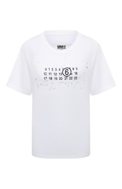 Женская хлопковая футболка MM6, арт. S62GD0152/S23588