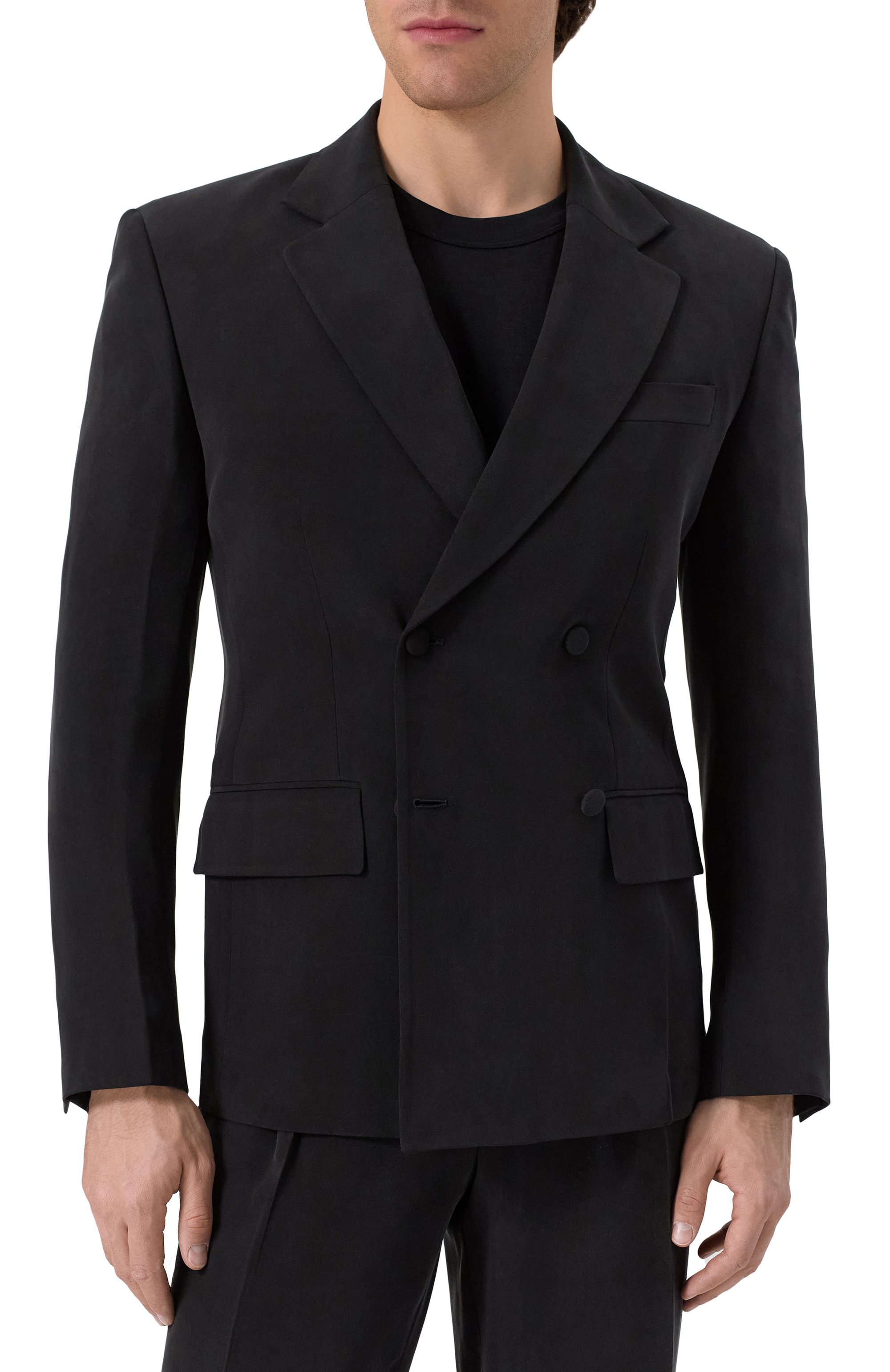 Шелковый пиджак JACOB LEE, арт. MWB002SS25-SB, фото 4