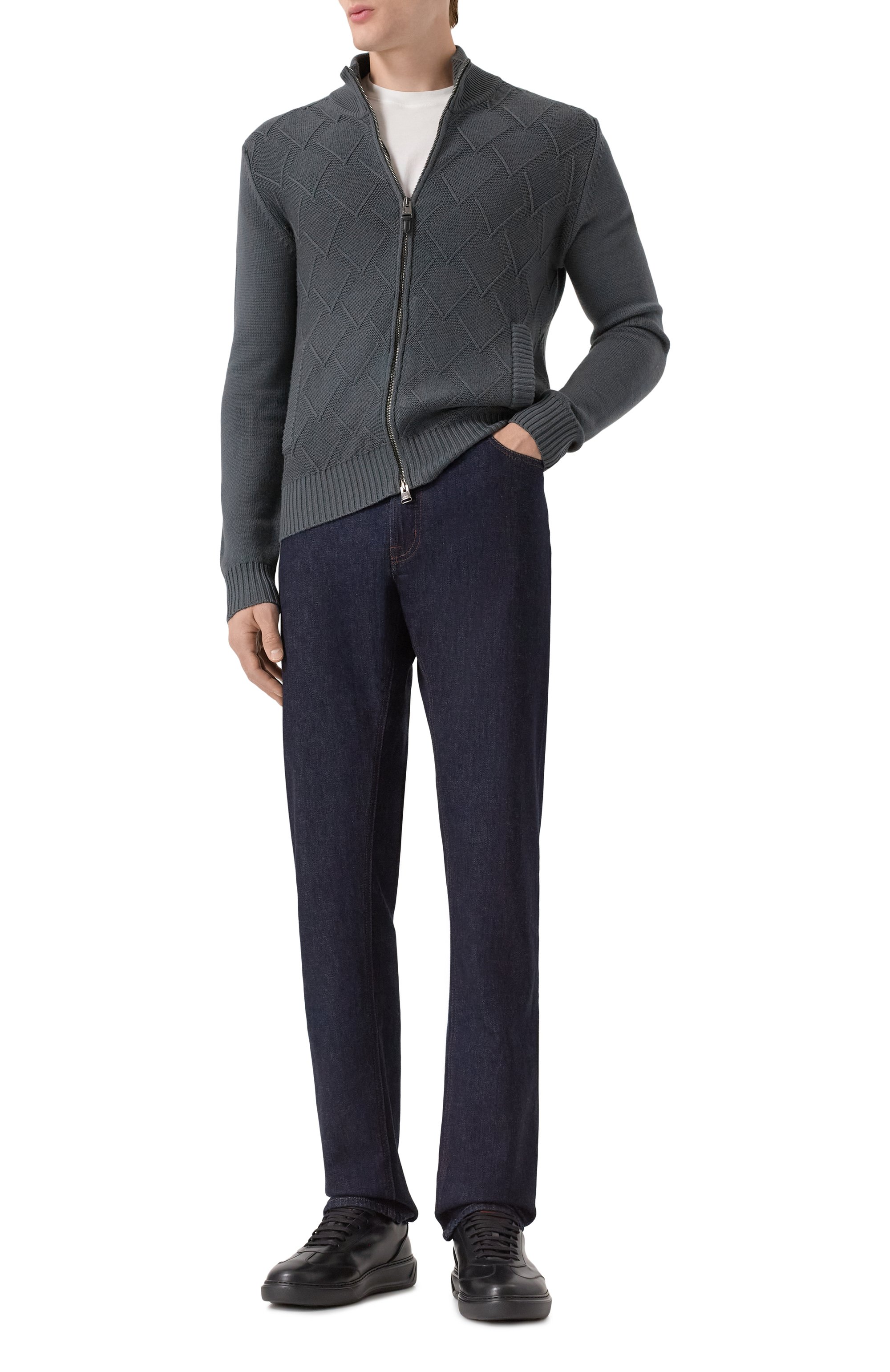 Шерстяной кардиган CANALI, арт. C1137/MK02360, фото 2