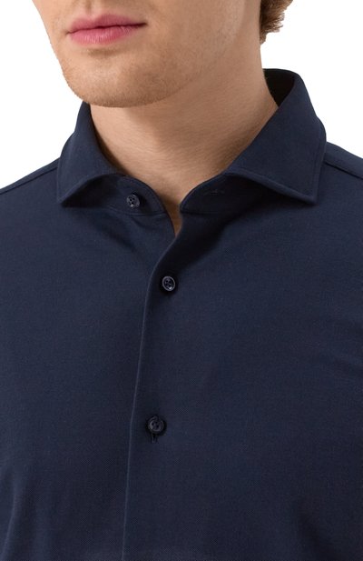 Хлопковая рубашка BOSS, арт. 50527675, фото 5