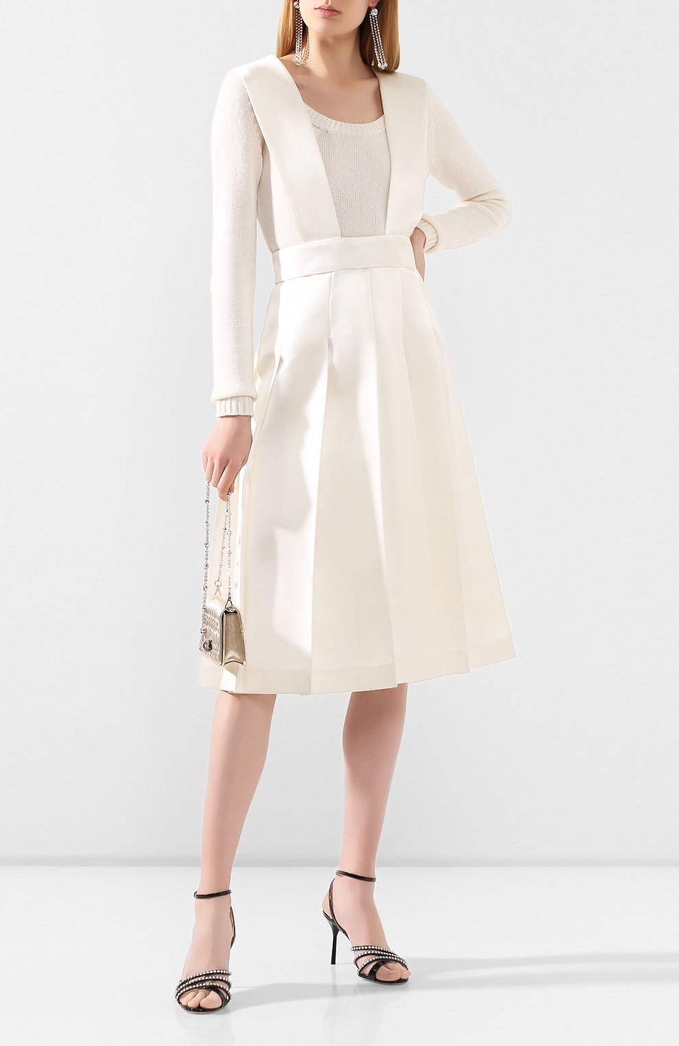 Шелковое платье MIU MIU, арт. MF3719-4P2-F0K74, фото 2