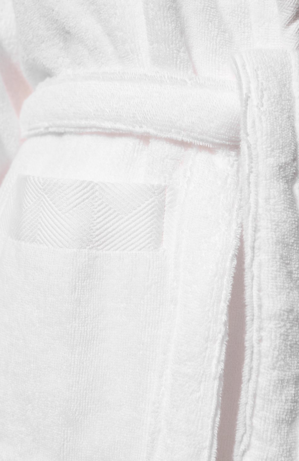 Хлопковый халат FRETTE белого цвета по цене 25250 руб., арт. FR6244 D2060 G02S, фото 5 Хлопковый халат FRETTE, арт. FR6244 D2060 G02S, фото 5