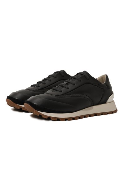 Женские кожаные кроссовки BRUNELLO CUCINELLI, арт. MZSKG2781P