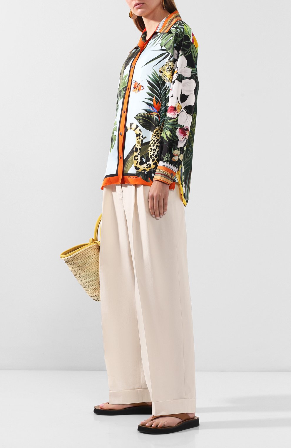 Шелковая рубашка DOLCE & GABBANA, арт. F5N12T/GDV25, фото 2