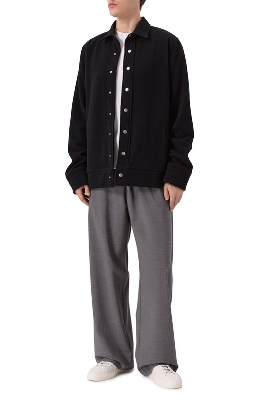 Кашемировая куртка-рубашка Andrea Ya'aqov 25MCASH27/CASHMERE Чёрный  25MCASH27/CASHMERE Фото 2