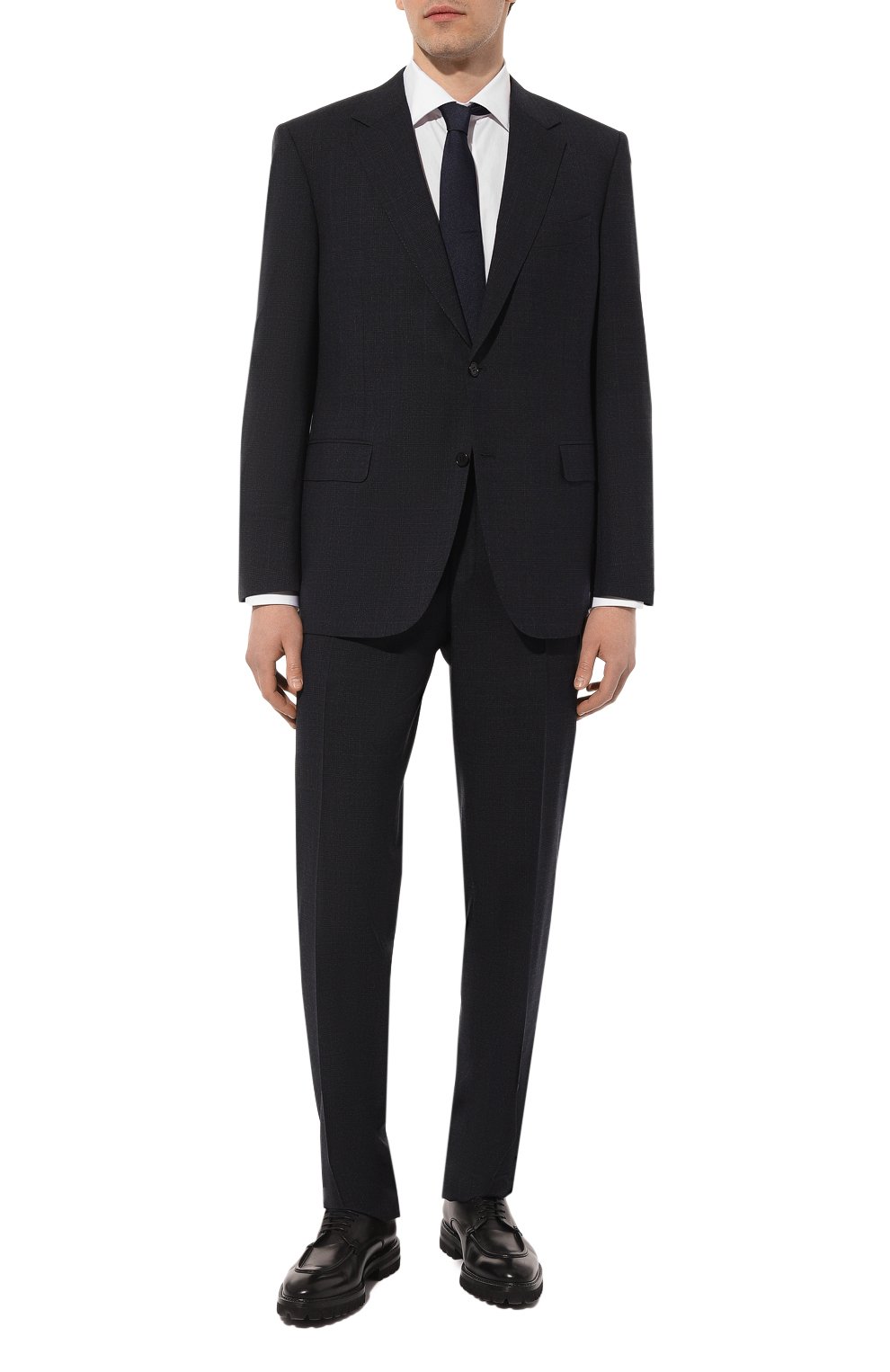 Хлопковая сорочка CANALI белого цвета по цене 24850 руб., арт. 718/GA60130, фото 2 Хлопковая сорочка CANALI, арт. 718/GA60130, фото 2