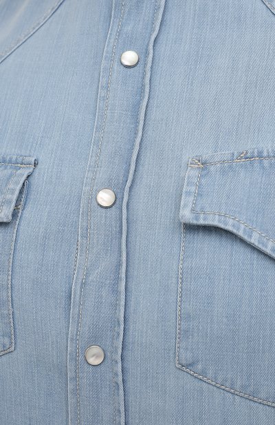 Джинсовая рубашка BRUNELLO CUCINELLI, арт. ME6454008, фото 5