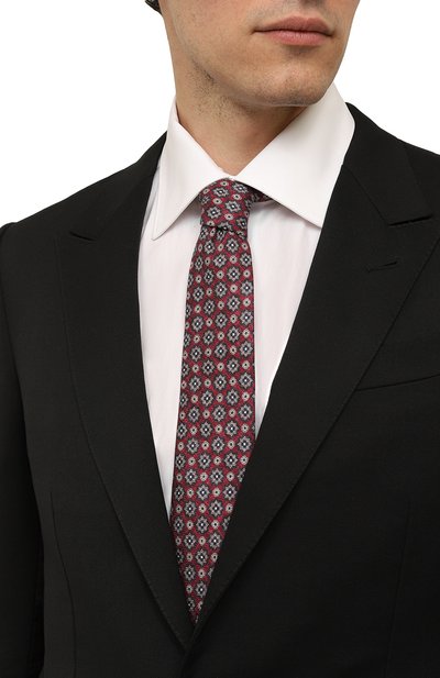 Шелковый галстук KITON, арт. UCRVKPC07H12, фото 2