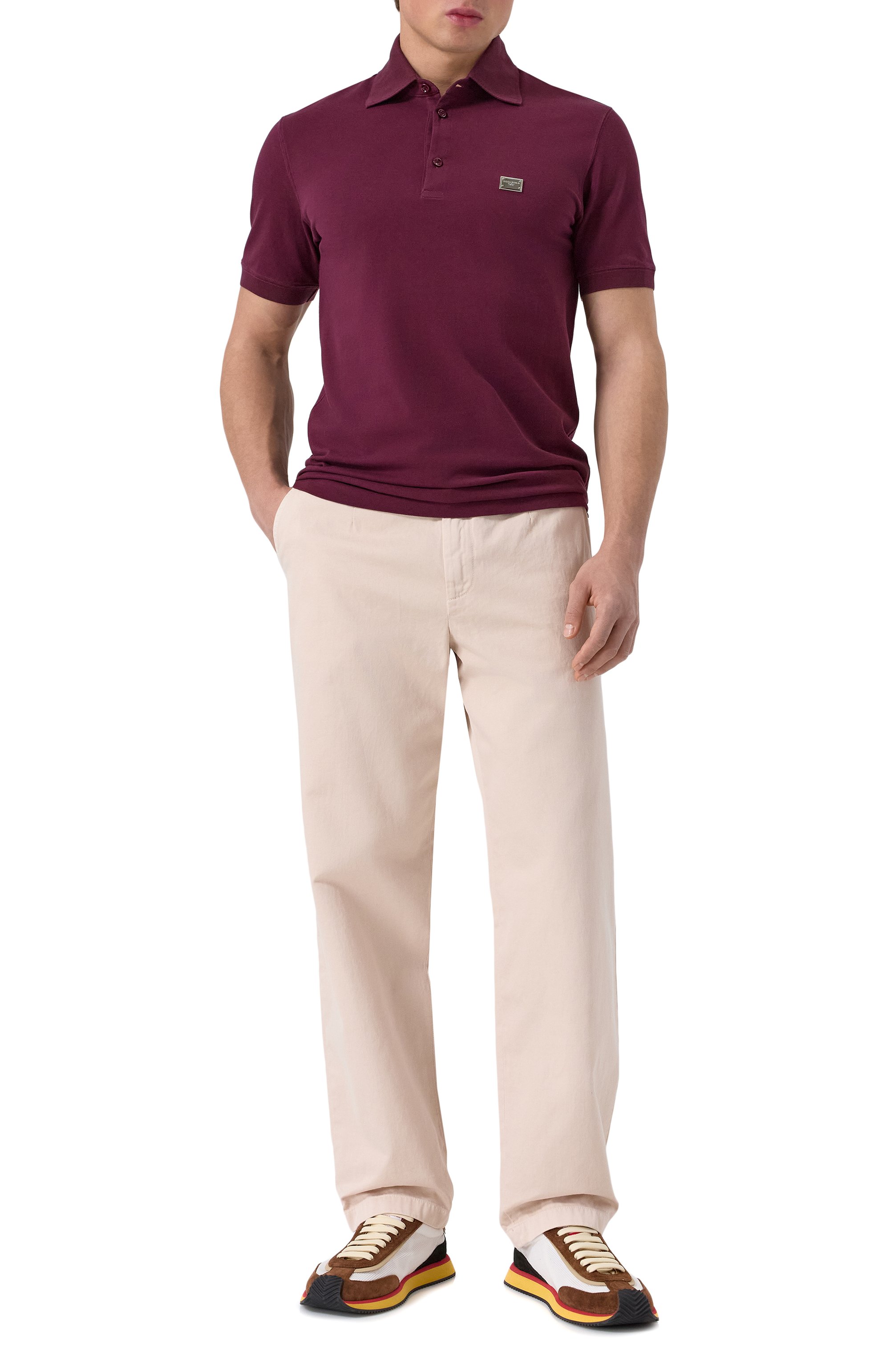 Хлопковые брюки DOLCE & GABBANA, арт. GV5ZHT/G8LG9, фото 2