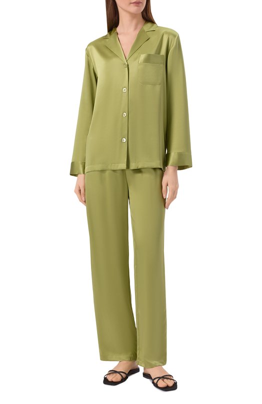 Шелковая пижама Luna Di Seta VLST08007 Зелёный  VLST08007 Фото 2