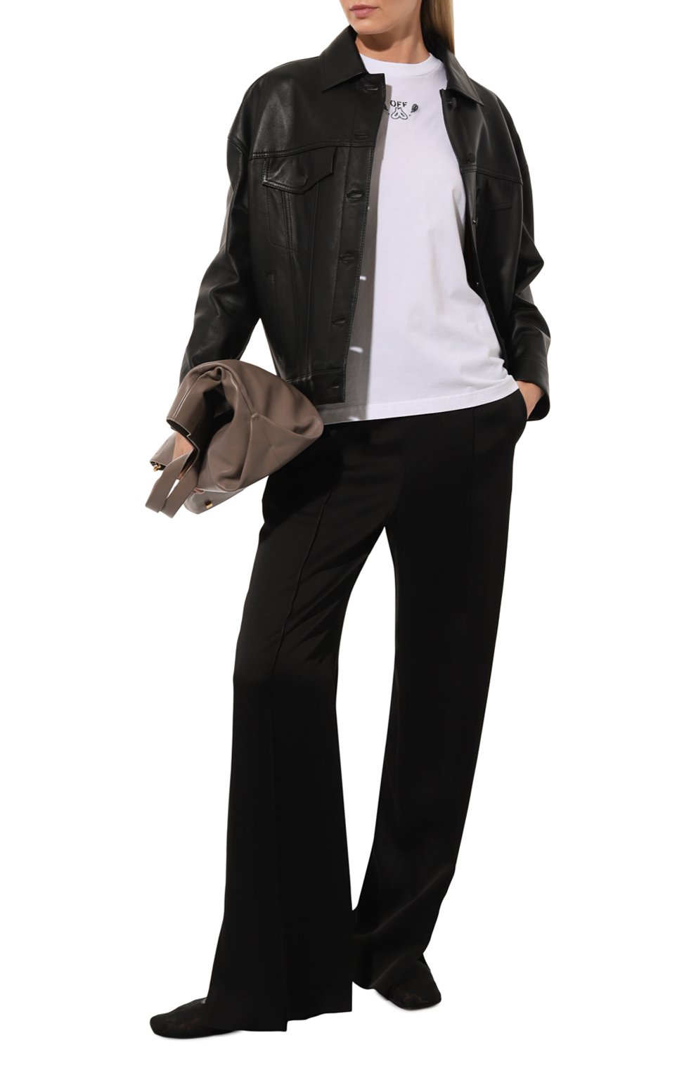 Хлопковая футболка OFF-WHITE, арт. 0WAA089S24JER002, фото 2