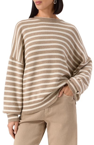 Пуловер из кашемира и шерсти BRUNELLO CUCINELLI, арт. MBM75BP407, фото 3