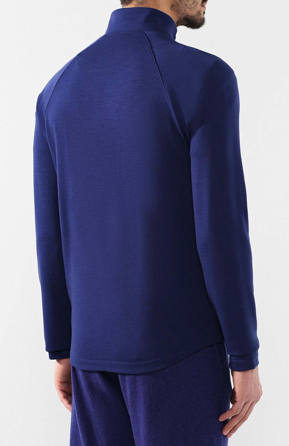 Шерстяной кардиган ZEGNA синего цвета по цене 82600 руб., арт. VS475/ZZT868, фото 4 Шерстяной кардиган ZEGNA, арт. VS475/ZZT868, фото 4