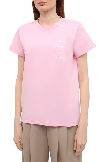 Хлопковая футболка SEVEN LAB, арт. T21-RCC pink, фото 3