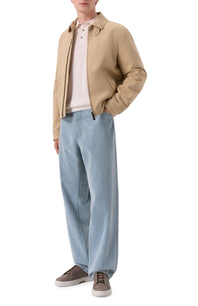 Кожаные кеды gary BOSS, арт. 50545153, фото 2