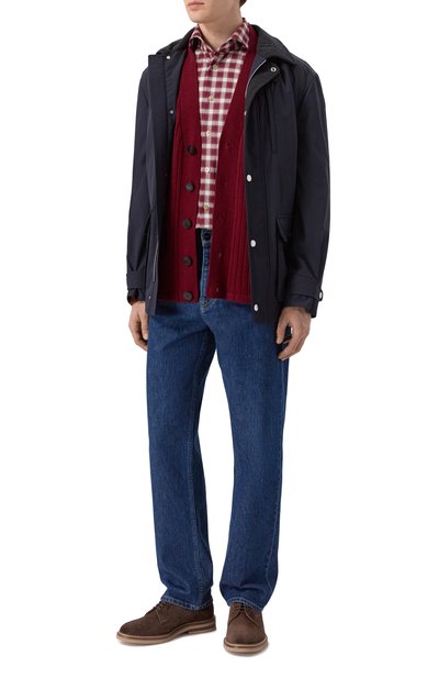 Шерстяной кардиган KITON бордового цвета по цене 172500 руб., арт. UMM065208, фото 2 Шерстяной кардиган KITON, арт. UMM065208, фото 2