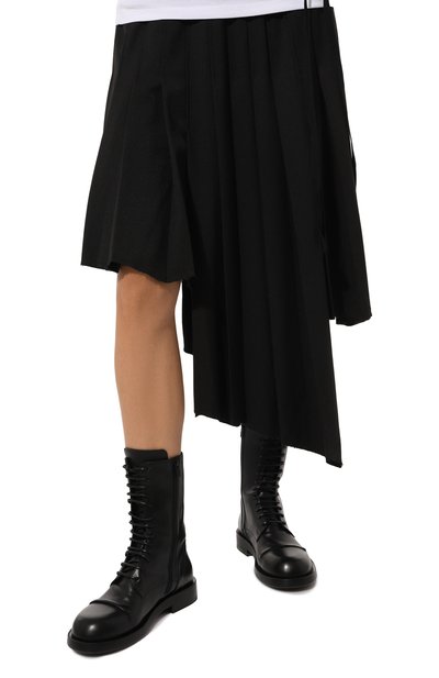 Кожаные ботинки gillian pintruck ANN DEMEULEMEESTER, арт. 2402-W-C15-LT049-099, фото 3