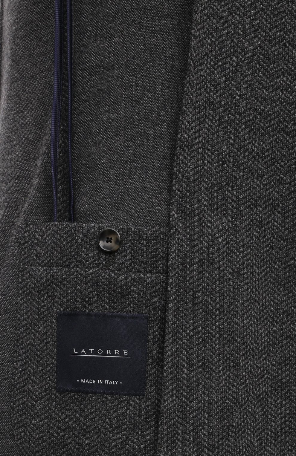 Пиджак из шерсти и хлопка SARTORIA LATORRE, арт. JD74/JG031, фото 8