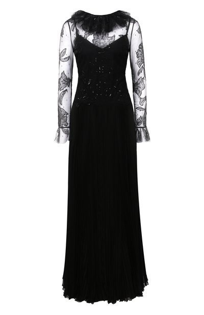 Женское шелковое платье VALENTINO, арт. UB0VDBC05WF
