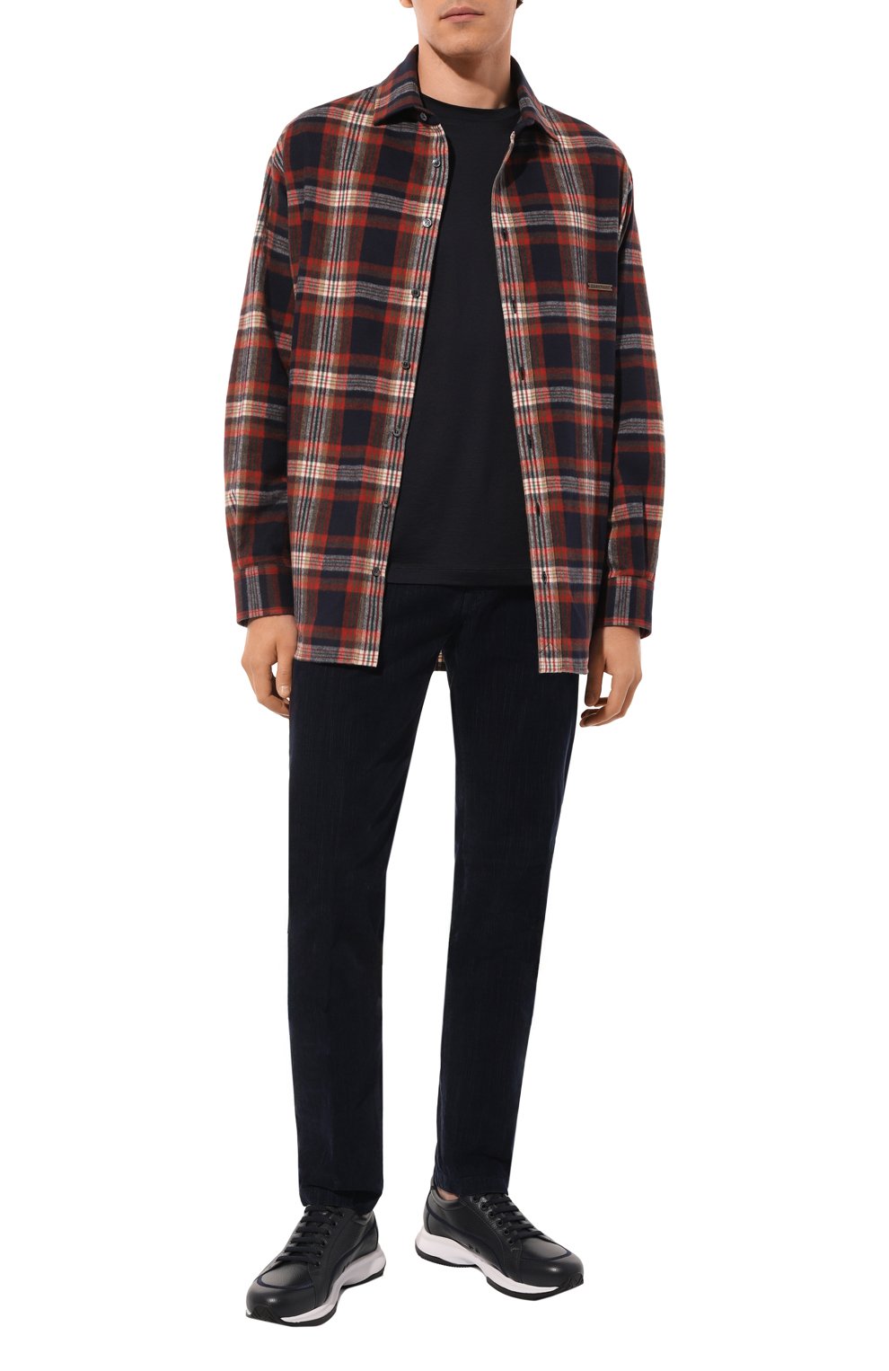 Футболка из шелка и хлопка GIORGIO ARMANI, арт. 3KSM77/SJZHZ, фото 2