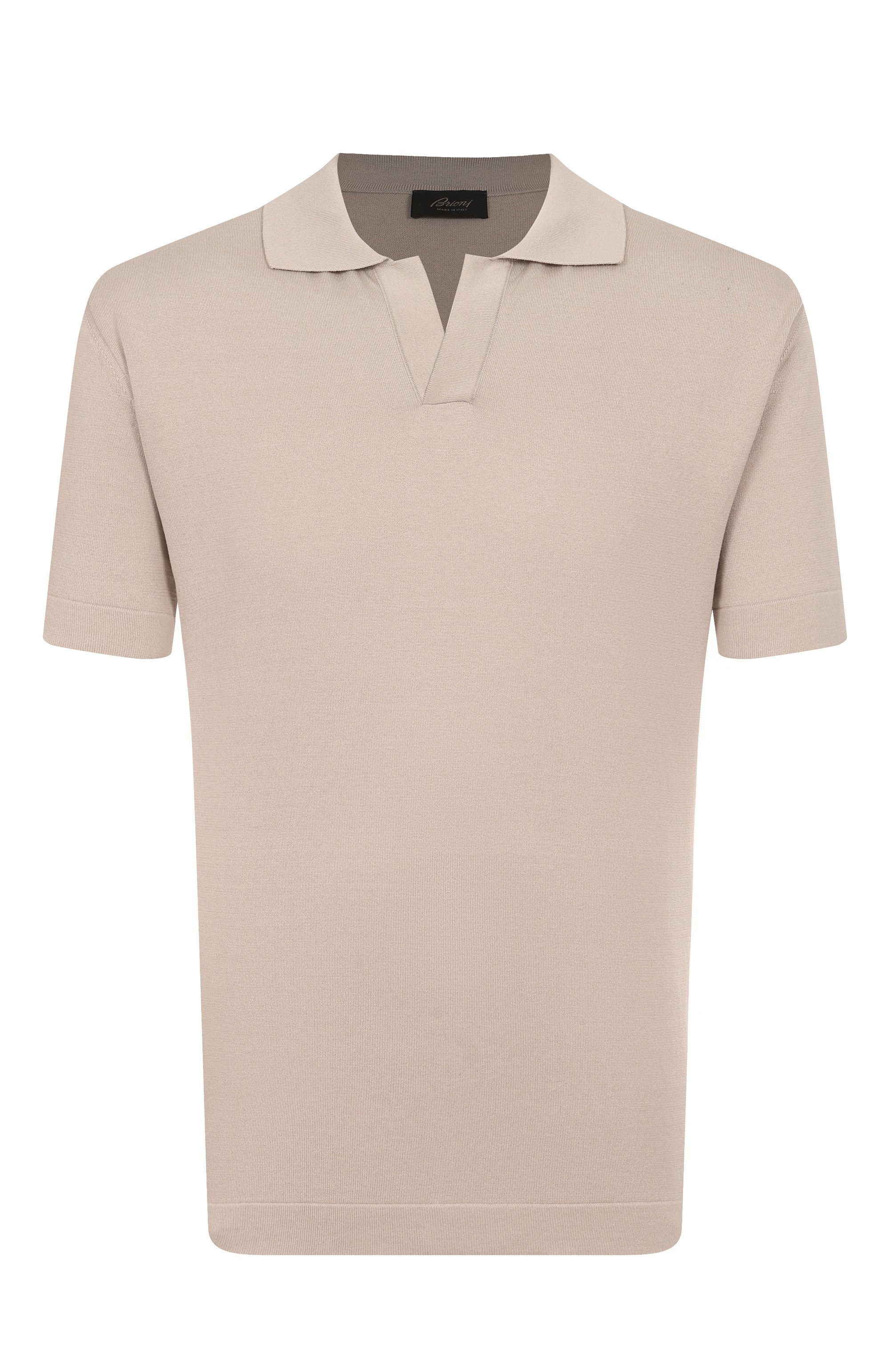 Поло из хлопка и шелка BRIONI, арт. UMKC0L/PBK02, фото 1