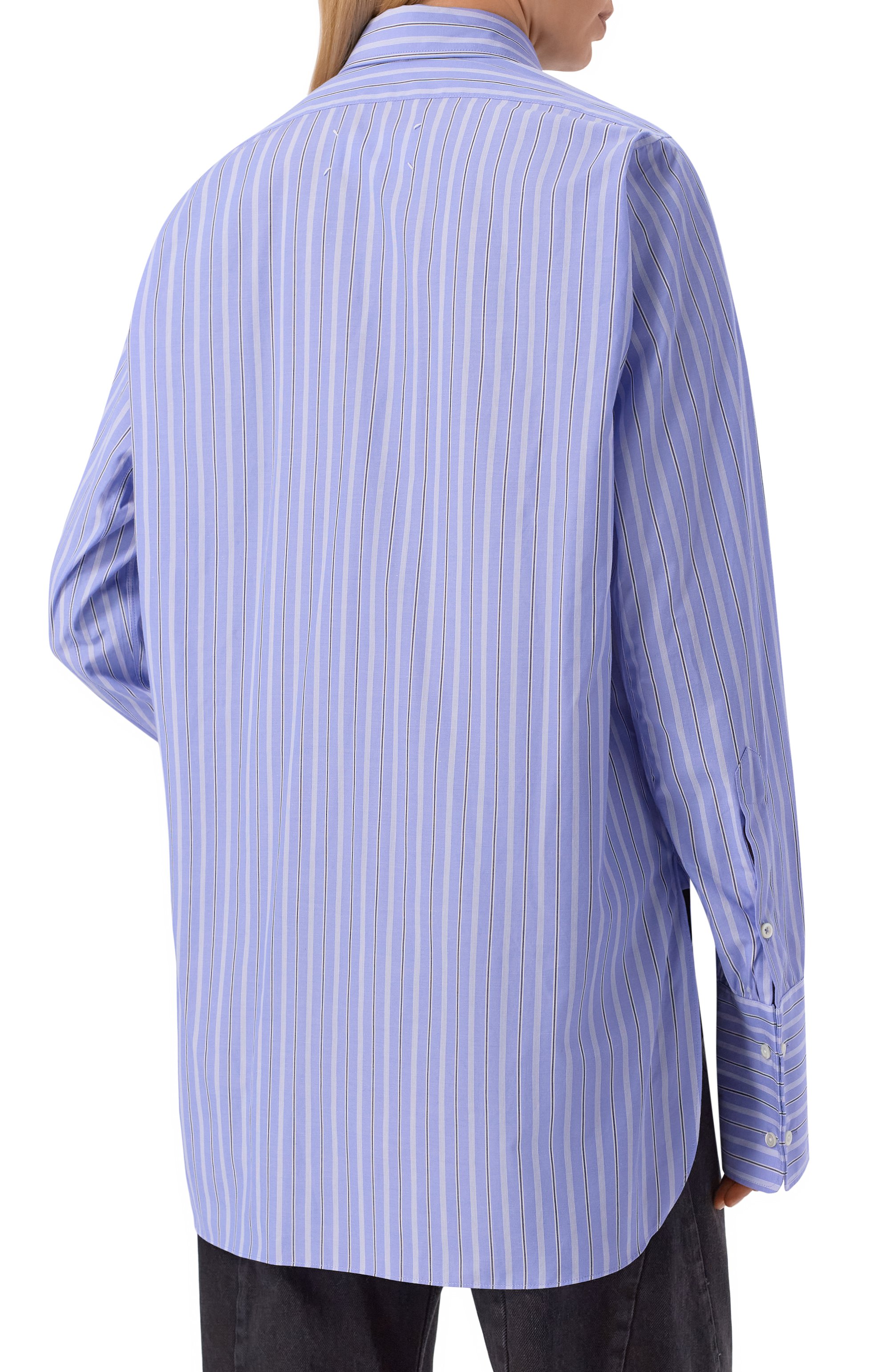 Хлопковая рубашка MAISON MARGIELA, арт. S29DT0006/M35625, фото 4