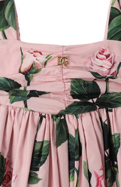 Хлопковое платье DOLCE & GABBANA, арт. L53DE7/HS5S7/2-6, фото 3