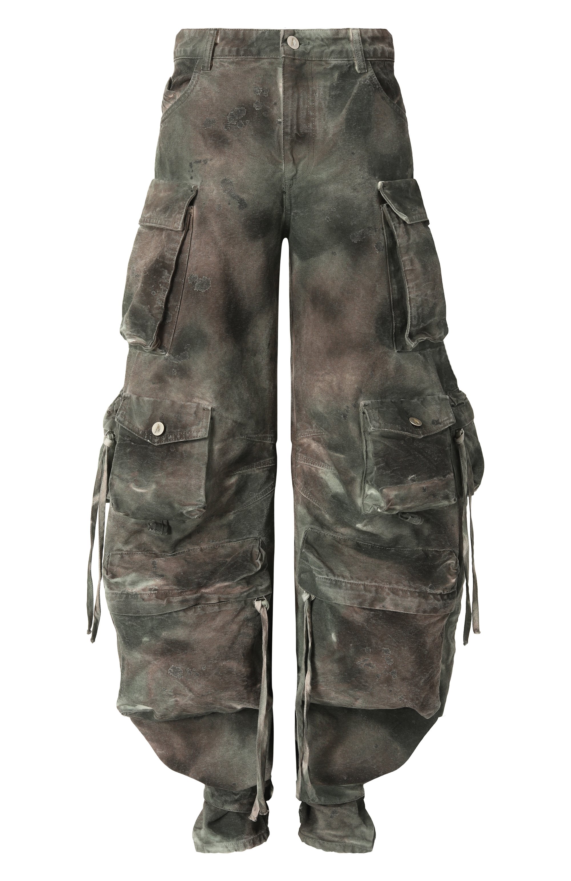 Хлопковые брюки-карго THE ATTICO, арт. 250WCP00084/DDD022AA, фото 1