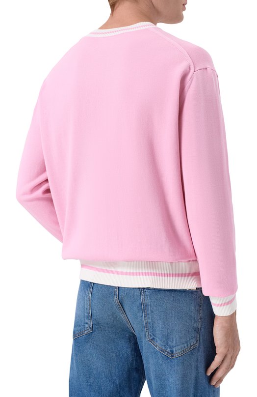 Хлопковый джемпер Iceberg A004/9505 Розовый  A004/9505 Фото 4