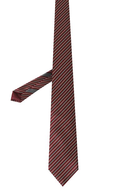 Шелковый галстук GIORGIO ARMANI красного цвета по цене 21500 руб., арт. 360054/3R907, фото 3 Шелковый галстук GIORGIO ARMANI, арт. 360054/3R907, фото 3