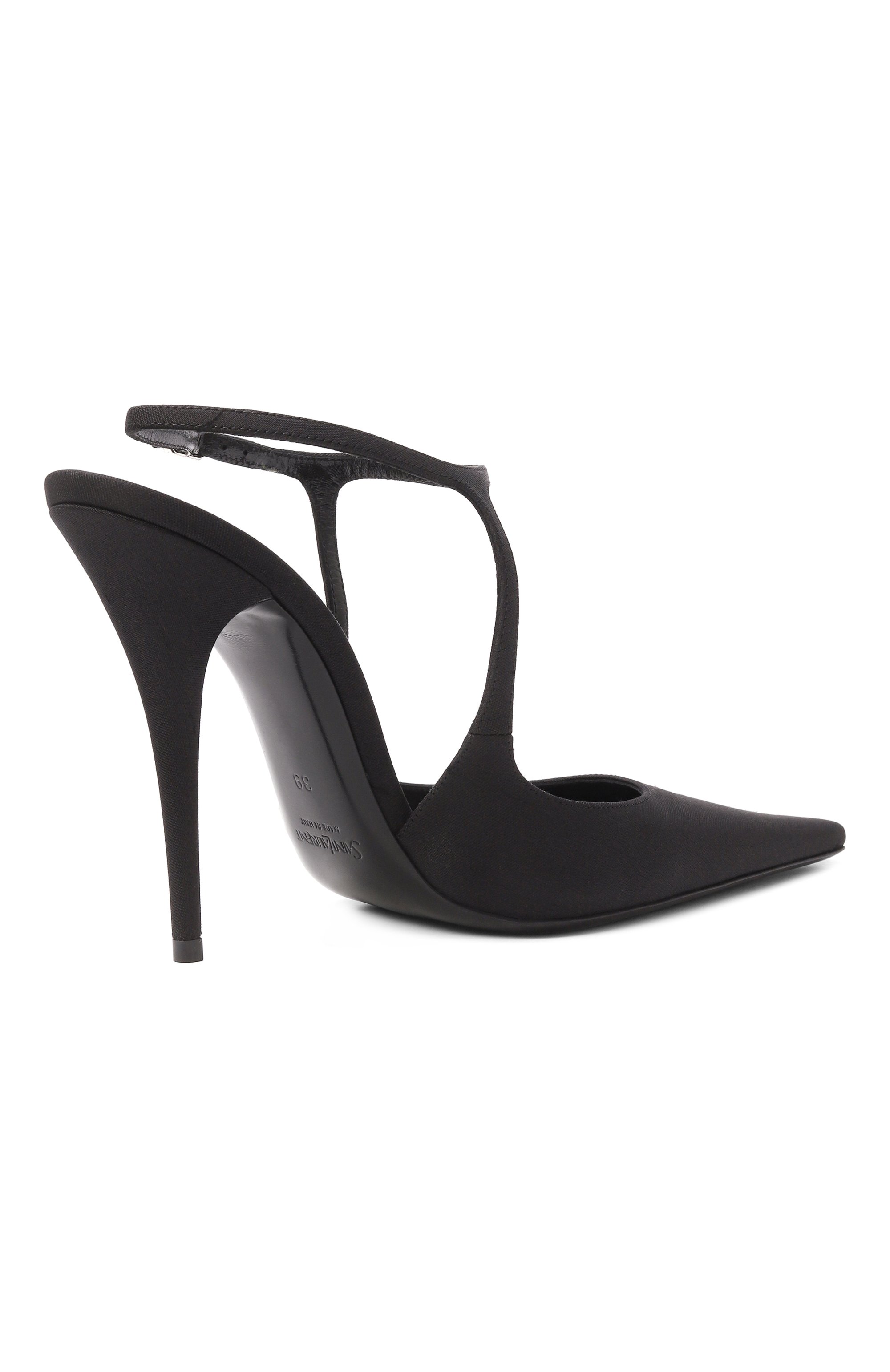 Текстильные туфли manon 110 SAINT LAURENT черного цвета по цене 141000 руб., арт. 840734/AAFAI, фото 5 Текстильные туфли manon 110 SAINT LAURENT, арт. 840734/AAFAI, фото 5