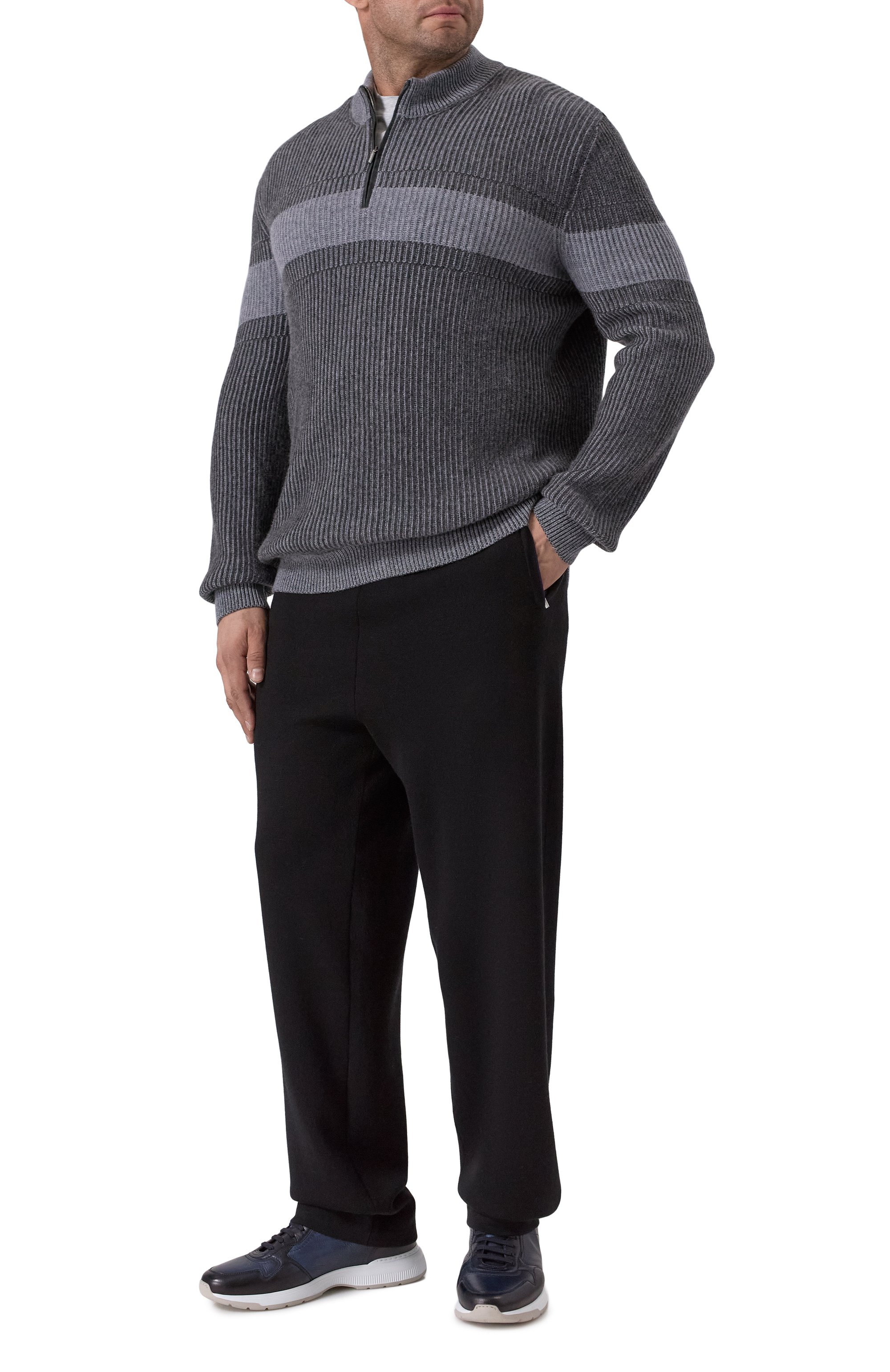 Свитер из кашемира и шерсти ZILLI, арт. KZMC01M0223VBIC00/64, фото 2