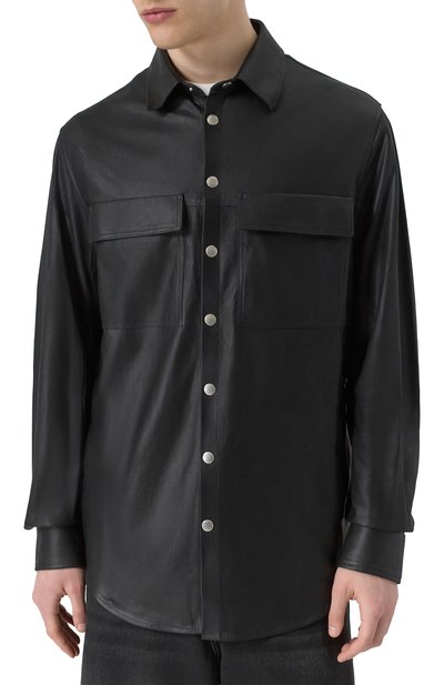 Кожаная рубашка ANDREA YA'AQOV, арт. 25MLEA52, фото 3