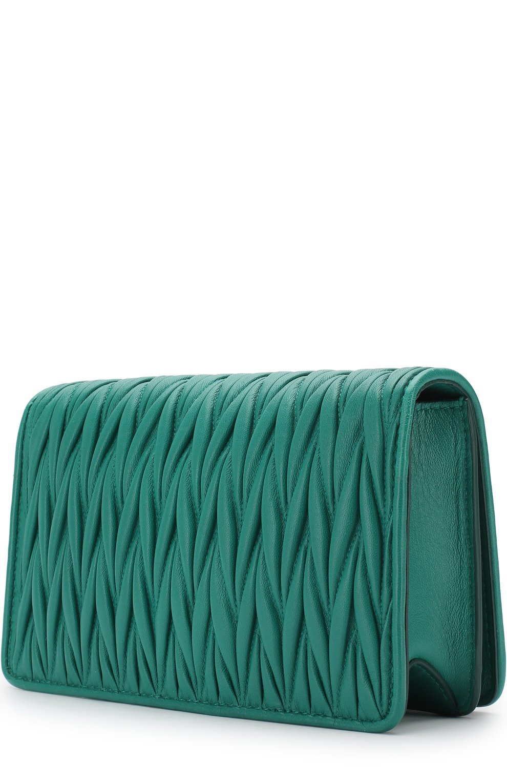 Клатч из кожи на цепочке MIU MIU, арт. 5BF069-N88-F0MYE-OCO, фото 2