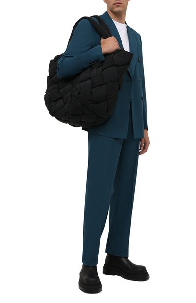 Текстильная сумка-шопер cassette BOTTEGA VENETA, арт. 666868/VB080, фото 2