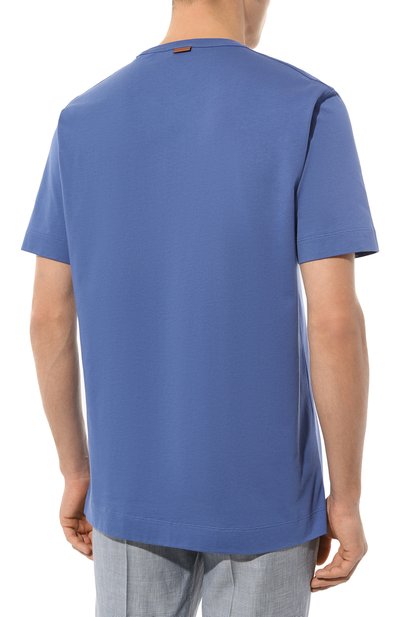 Хлопковая футболка ZEGNA, арт. UD360A7/D760, фото 4