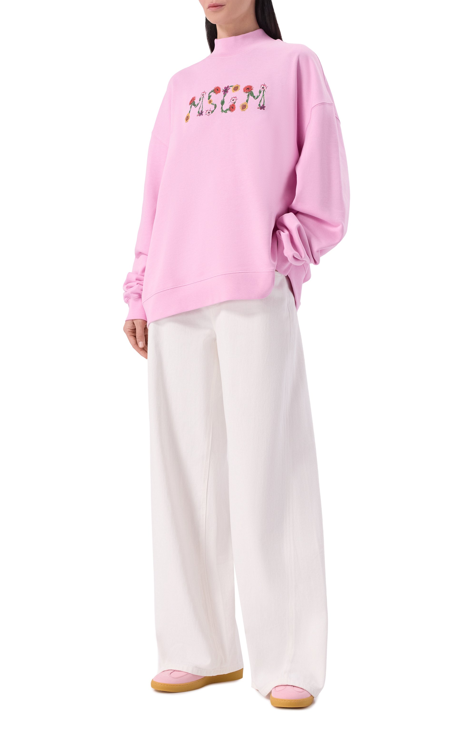 Хлопковый свитшот MSGM, арт. 4041MDM126N/267000, фото 2