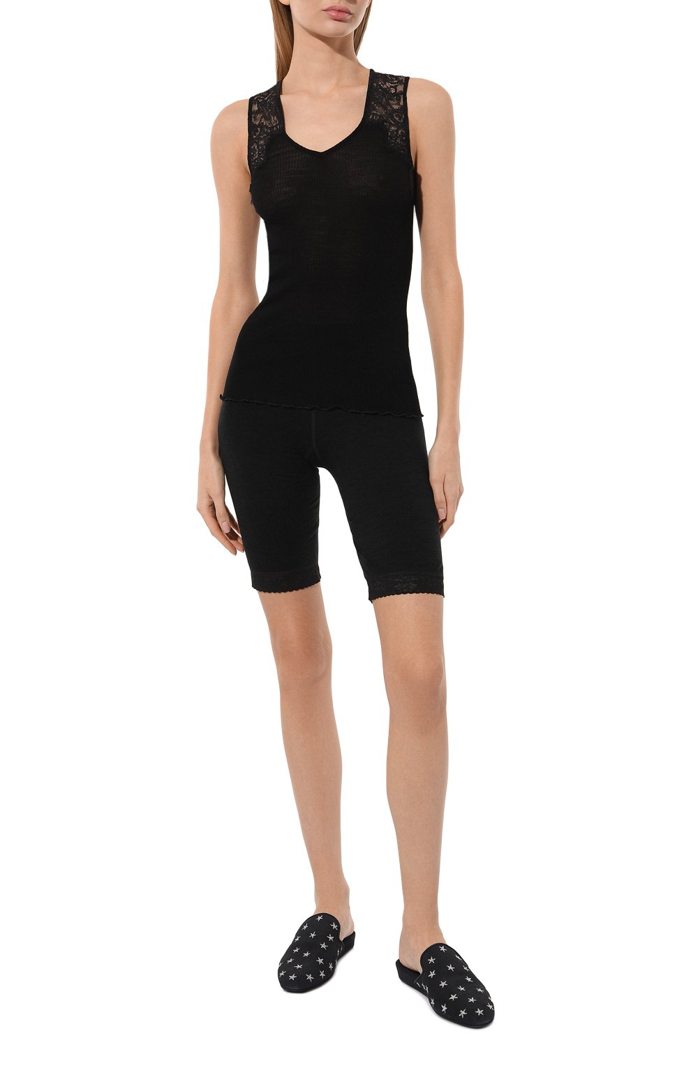 Топ из шерсти и шелка LISE CHARMEL черного цвета по цене 21320 руб., арт. ANJ9210, фото 2 Топ из шерсти и шелка LISE CHARMEL, арт. ANJ9210, фото 2