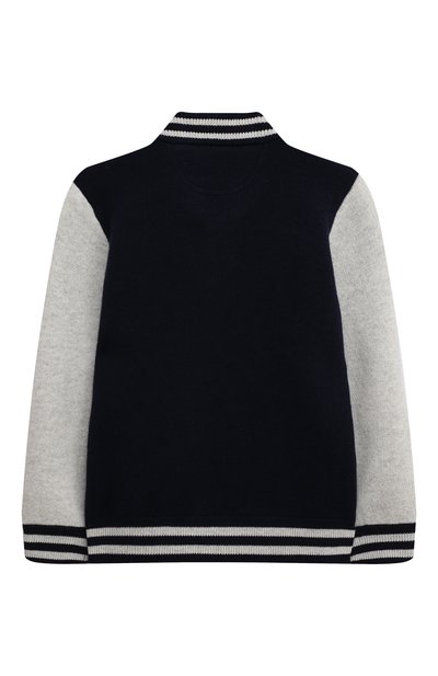 Бомбер BRUNELLO CUCINELLI синего цвета по цене 86900 руб., арт. B36MBH004A, фото 2 Бомбер BRUNELLO CUCINELLI, арт. B36MBH004A, фото 2