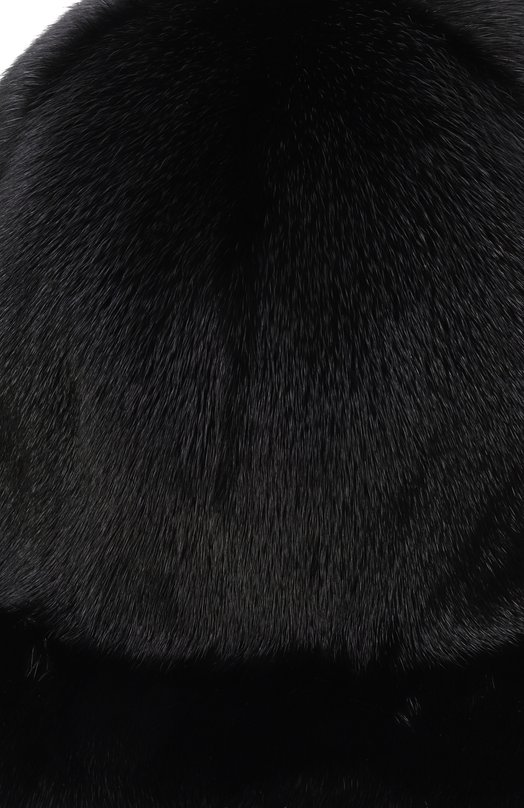 Меховая бейсболка из норки FurLand 0228802110194600000 Чёрный  0228802110194600000 Фото 3