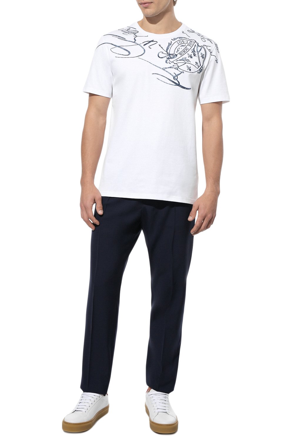 Хлопковая футболка BERLUTI, арт. R21JRS70-001, фото 2