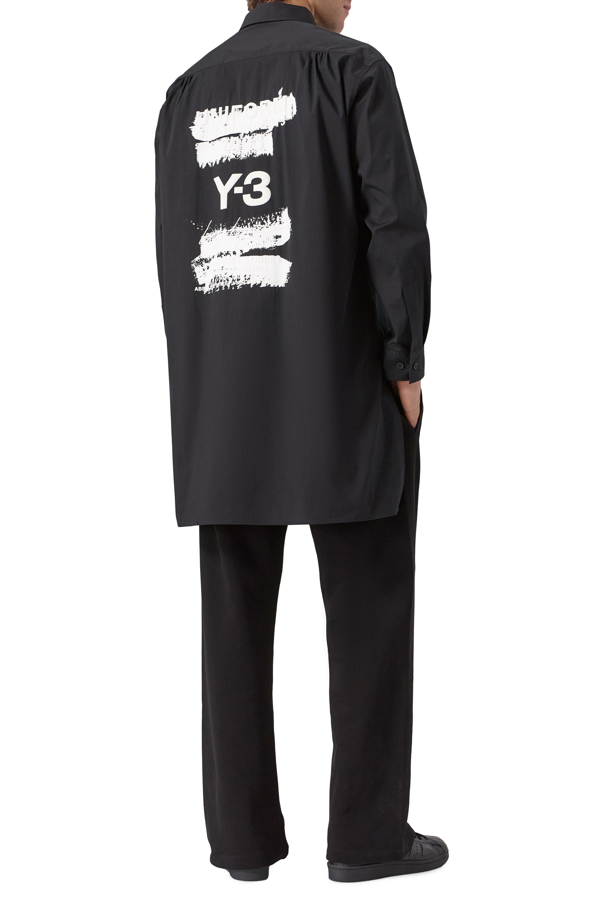 Хлопковая рубашка Y-3, арт. JN4878, фото 2