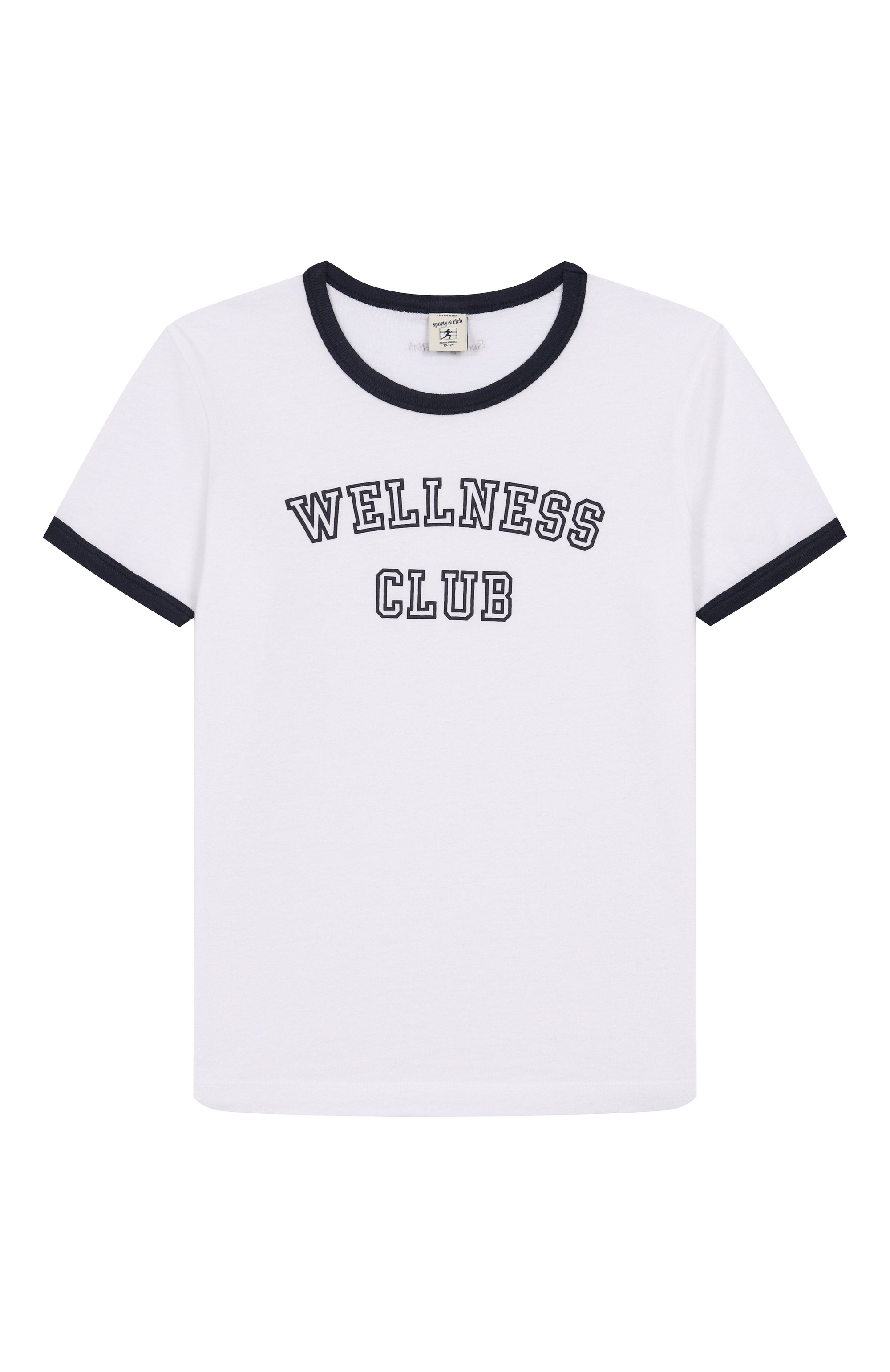 Хлопковая футболка SPORTY AND RICH, арт. T0056620010WH01, фото 1