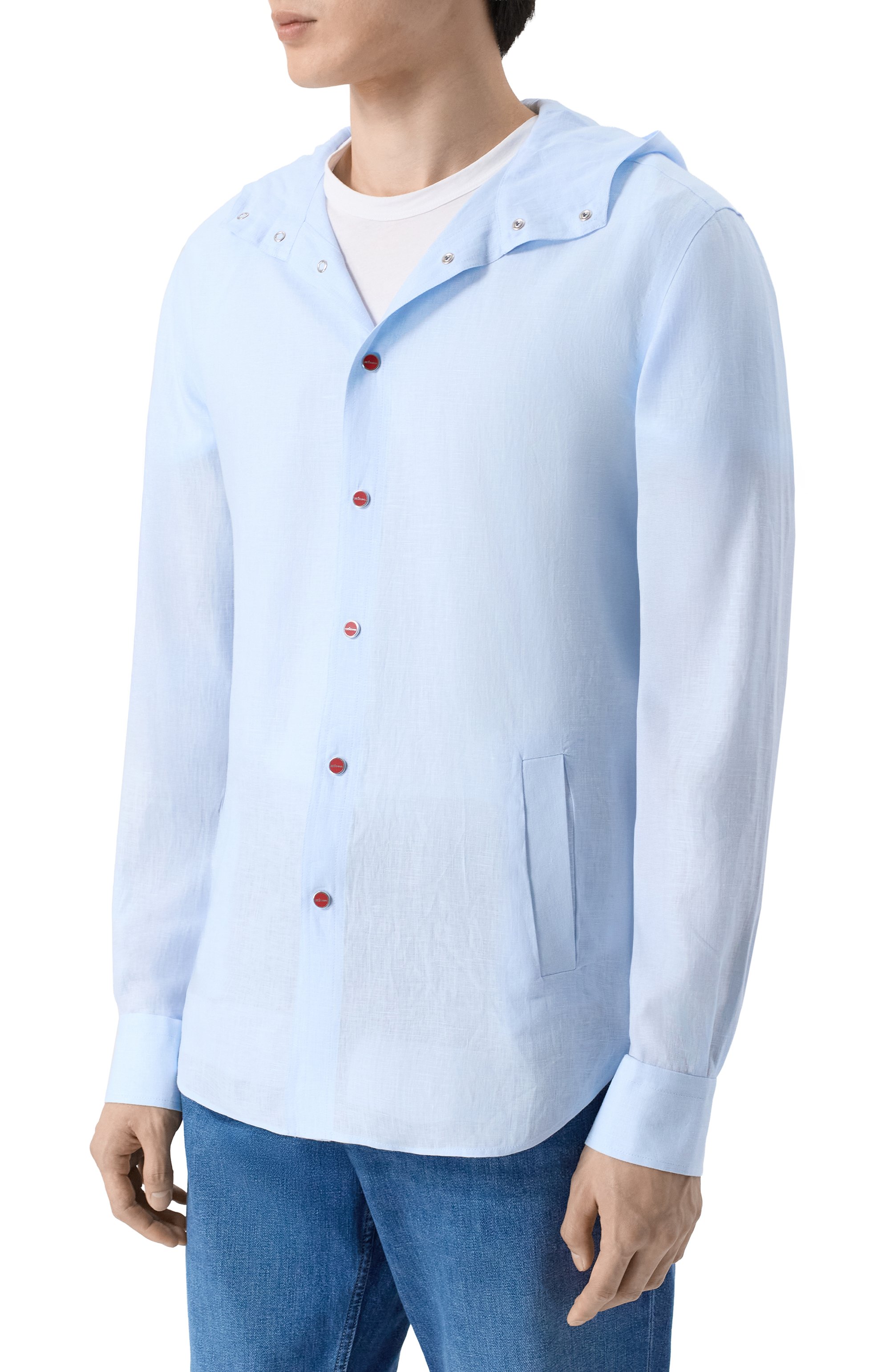 Льняная рубашка KITON, арт. UMCMARH0970102, фото 3