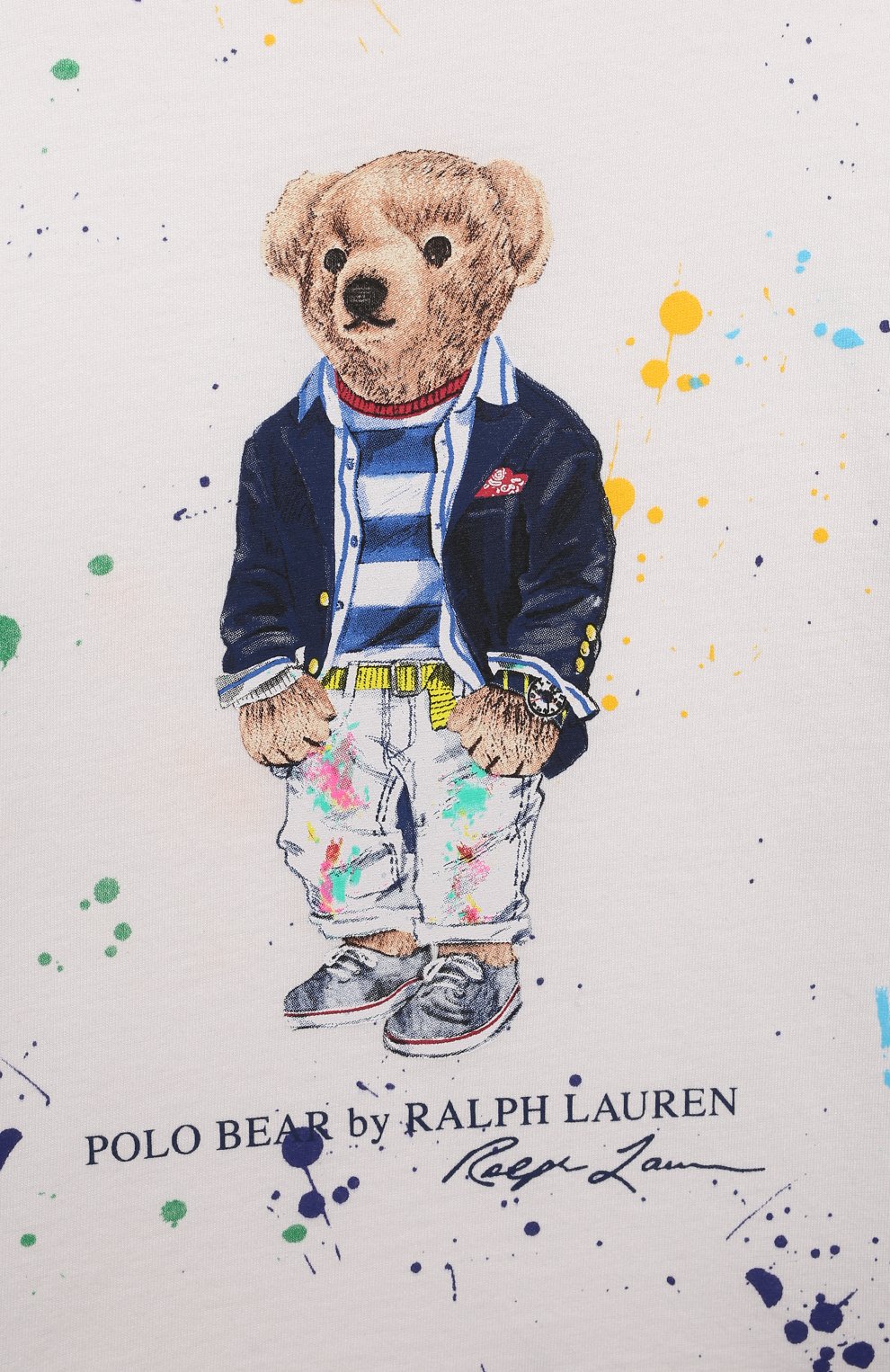 Хлопковая футболка POLO RALPH LAUREN, арт. 322858891, фото 3