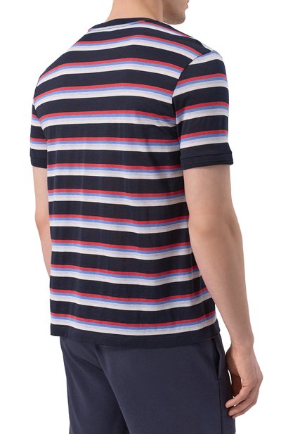 Футболка из хлопка и шелка PAUL&SHARK, арт. 25411058, фото 4