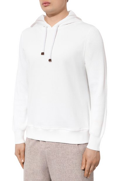 Хлопковое худи BRUNELLO CUCINELLI, арт. MW848B2307, фото 3